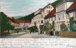 CPA    ALLEMAGNE---BAD TEINACH ---BADHOTEL MIT HOTEL ZUM HIRSCH---1908 - Bad Teinach