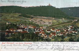 CPA    ALLEMAGNE---BAD TEINACH MIT RUINE ZAVELSTEIN---1906 - Bad Teinach