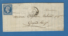 SAINT MARCELLIN N° 14 OBL PC 3183 EN 1862 - 1849-1876: Période Classique