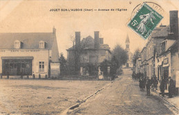 CPA 18 JOUET SUR L'AUBOIS AVENUE DE L'EGLISE - Sonstige & Ohne Zuordnung