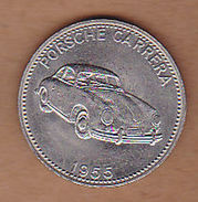 AC -  PORSCHE CARRERA 1955 SHELL WELTBERUHMTE SPORTWAGEN TOKEN - JETON - Notgeld