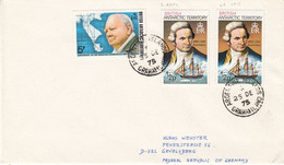 British Antarctic Territory (BAT) 1975 Argentine Islands Ca Argentine Islands 25 DE 75 (52439) - Covers & Documents