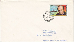 British Antarctic Territory (BAT) 1975 Argentine Islands Ca Argentine Islands 25 DE 75 (52440) - Lettres & Documents