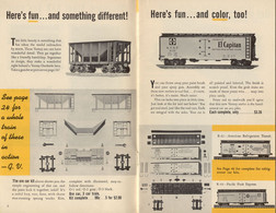 Catalogue VARNEY 1957 HO TRAINS DEFEKT ! MISSING 18 PAGES ! - English