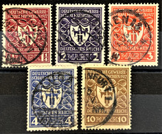 DEUTSCHES REICH 1922 - Canceled - Mi 199-203 - Oblitérés