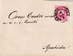 A8094- LETTER TO APAHIDA SZAMOS UJVAR GHERLA ROMANIA, USED STAMP ON COVER 1896 MAGYAR POSTA STAMP VINTAGE - Briefe U. Dokumente