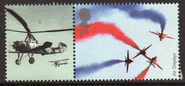 Great Britain 2008 Single 1st Smiler Sheet Commemorative Stamp With Labels From The Air Display Set In Unmounted Mint. - Timbres Personnalisés