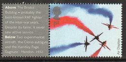 Great Britain 2008 Single 1st Smiler Sheet Commemorative Stamp With Labels From The Air Display Set In Unmounted Mint. - Timbres Personnalisés