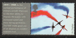 Great Britain 2008 Single 1st Smiler Sheet Commemorative Stamp With Labels From The Air Display Set In Unmounted Mint. - Timbres Personnalisés