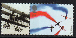 Great Britain 2008 Single 1st Smiler Sheet Commemorative Stamp With Labels From The Air Display Set In Unmounted Mint. - Smilers Sheets