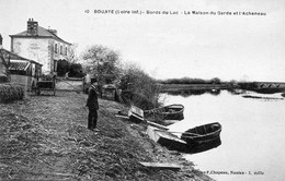 10. BOUAYE - BORDS DU LAC - LA MAISON DU GARDE ET L'ACHENEAU - Bouaye