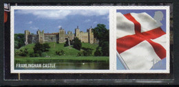 Great Britain 2009 Single Smiler Stamp Celebrating Castles Of England In Unmounted Mint. - Francobolli Personalizzati