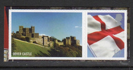 Great Britain 2009 Single Smiler Stamp Celebrating Castles Of England In Unmounted Mint. - Personalisierte Briefmarken