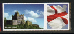 Great Britain 2009 Single Smiler Stamp Celebrating Castles Of England In Unmounted Mint. - Smilers Sheets