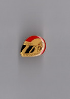 Pin's Casque Club Moto / Niort - MCP Pucerons (époxy) Hauteur: 1,6 Cm - Motos