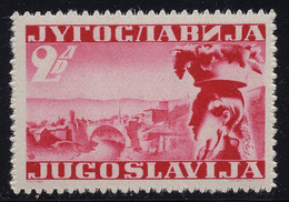 YUGOSLAVIA-BOSNIA, MOSTAR-BRIDGE 2 Dinar ESSAY For AIRMAIL In DARK-CARMINE 1935 RARE!!!!!!!!!!!!!!!!!!!!! - Non Dentelés, épreuves & Variétés