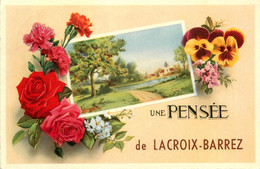 Lacroix Barrez * Une Pensée Du Village * Souvenir - Other & Unclassified