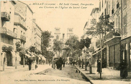 Millau * Le Boulevard Sadi Carnot * église Sacré Coeur - Millau