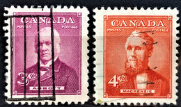 CANADA 1952 - Canceled - Sc# 318, 319 - Gebruikt