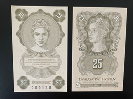 2003 Matej Gabris 25 Hrivien UNC SPECIMEN ESSAY Tirage Limité - Specimen