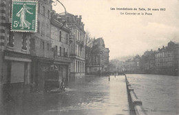 CPA 19 LES INONDATIONS DE TULLE 1912 LE COURRIER ET LA POSTE - Tulle