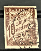 FRANCE 1883-1908 - MLH - YT 19 - Timbre Taxe 10c - 1859-1959 Afgestempeld