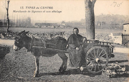 CPA 19 TYPES DU CENTRE MARCHANDE DE LEGUMES ET SON ATTELAGE - Sonstige & Ohne Zuordnung