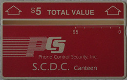 USA (PCS) - L&G - Manning Prison Red S.C.D.C., Cn. 902A - 02.1989, 5$, 20.000ex, Mint - [1] Tarjetas Holográficas (Landis & Gyr)