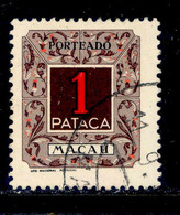 ! ! Macau - 1952 Postage Due 1 Pt - Af. P 59 - Used - Timbres-taxe