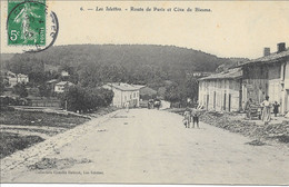 CPA 55 LES ISLETTES Route De Paris Et Côte De Biesme 1907 Superbe - Andere Gemeenten