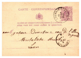 Belgique - Entiers Postaux - Cartoline 1871-1909