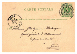 Belgique - Entiers Postaux - Cartes Postales 1871-1909