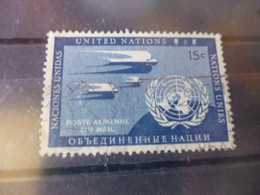 NATIONS UNIES NEW YORK  YVERT N°PA 3 - Posta Aerea