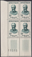 1957 FRANCE N** 1133 MNH Bloc De 4 - Nuovi