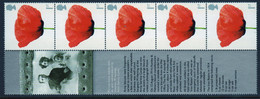 Great Britain 2008 Five 1st Smiler Sheet Commemorative Stamps With Label From The Lest We Forget Set In Unmounted Mint. - Smilers Sheets