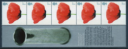 Great Britain 2008 Five 1st Smiler Sheet Commemorative Stamps With Label From The Lest We Forget Set In Unmounted Mint. - Francobolli Personalizzati