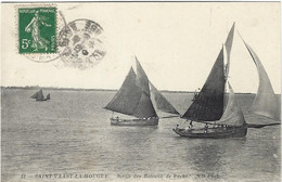 50  Saint  Vaast La Hougue    -  Sortie Des Bateaux De Peche - Saint Vaast La Hougue