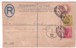 GB / PERFIN - 1904 - ENVELOPPE ENTIER RECOMMANDEE Avec PERFORE De MANCHESTER => FREIBURG (GERMANY) - Gezähnt (perforiert)