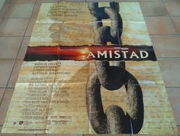 AFFICHE CINEMA FILM AMISTAD SPIELBERG FREEMAN McCONAUGHEY 1997 HISTOIRE ESCLAVAGE - Affiches & Posters