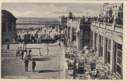 5893) Nordseebad BORKUM - Wandelhalle - Tolle Gastgarten Ansicht ALT !! Promenade 23.06.1931 !! - Borkum