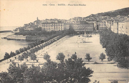 CPA 20 CORSE BASTIA PLACE SAINT NICOLAS - Bastia