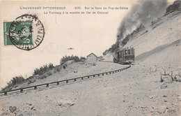 Puy De Dôme        63       Tramway à La Montée Du Col De Ceyssat   (voir Scan) - Other & Unclassified