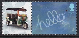 Great Britain 2009 Single 1st Smiler Sheet Commemorative Stamp With Labels From The Greetings Set In Unmounted Mint. - Smilers Sheets