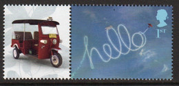 Great Britain 2009 Single 1st Smiler Sheet Commemorative Stamp With Labels From The Greetings Set In Unmounted Mint. - Smilers Sheets