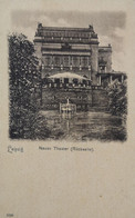 Leipzig //  Neues Theater (Ruckseite ) Ca 1900 - Leipzig