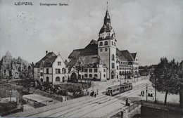 Leipzig // Zoologischer Garten (Zoo) Tram - Strassenbahn 1911 - Leipzig