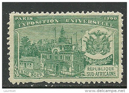 France 1900 EXPOSITION UNIVERSELLE Paris Pavillion Suid-Afria South-Africa MNH - 1900 – Paris (Frankreich)