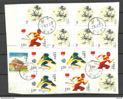 CHINA Many Stamps On Over Out Cut Sport Etc. - Lots & Serien