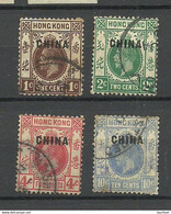 HONG KONG Stamp With OPT China King George O - Usados