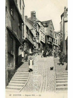 EXETER STEPCOTE HILL OLD B/W POSTCARD DEVON LL LEVY - Exeter